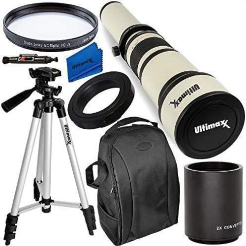 Lente Telefoto Zoom Ultimaxx 650-1300mm para Nikon DSLR