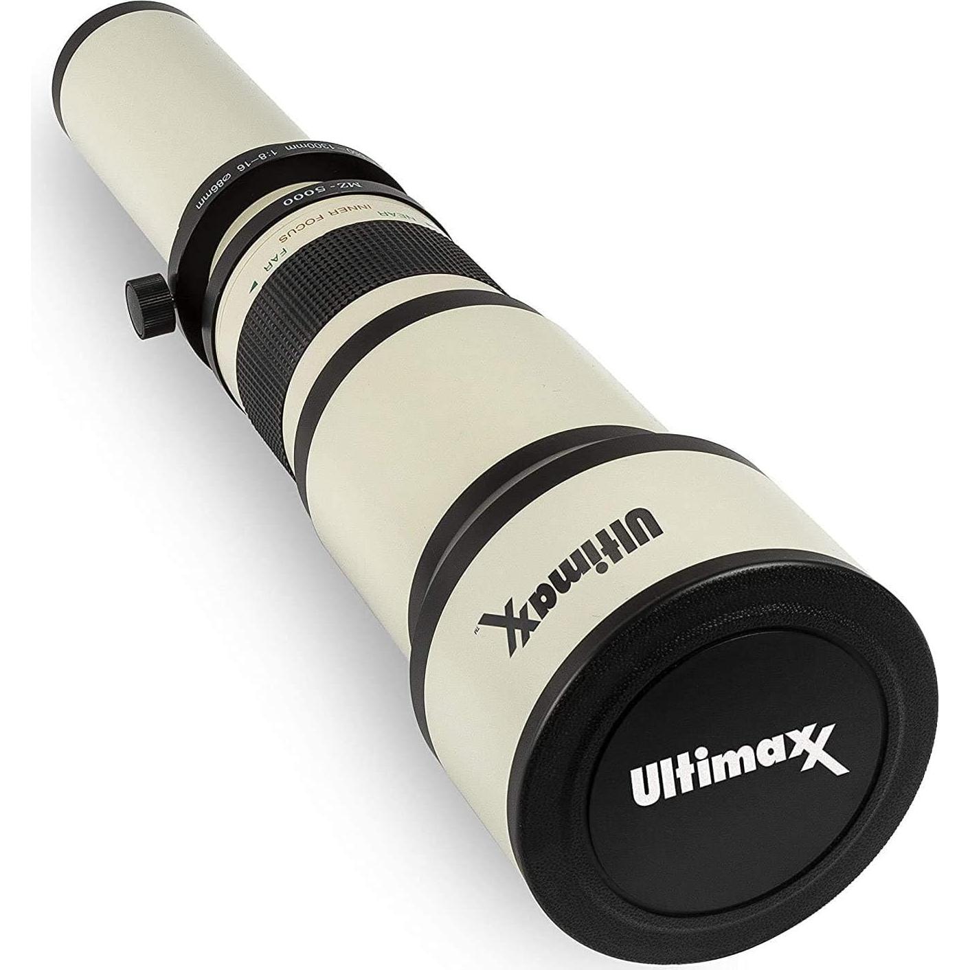 Lente Telefoto Zoom Ultimaxx 650-1300mm para Nikon DSLR