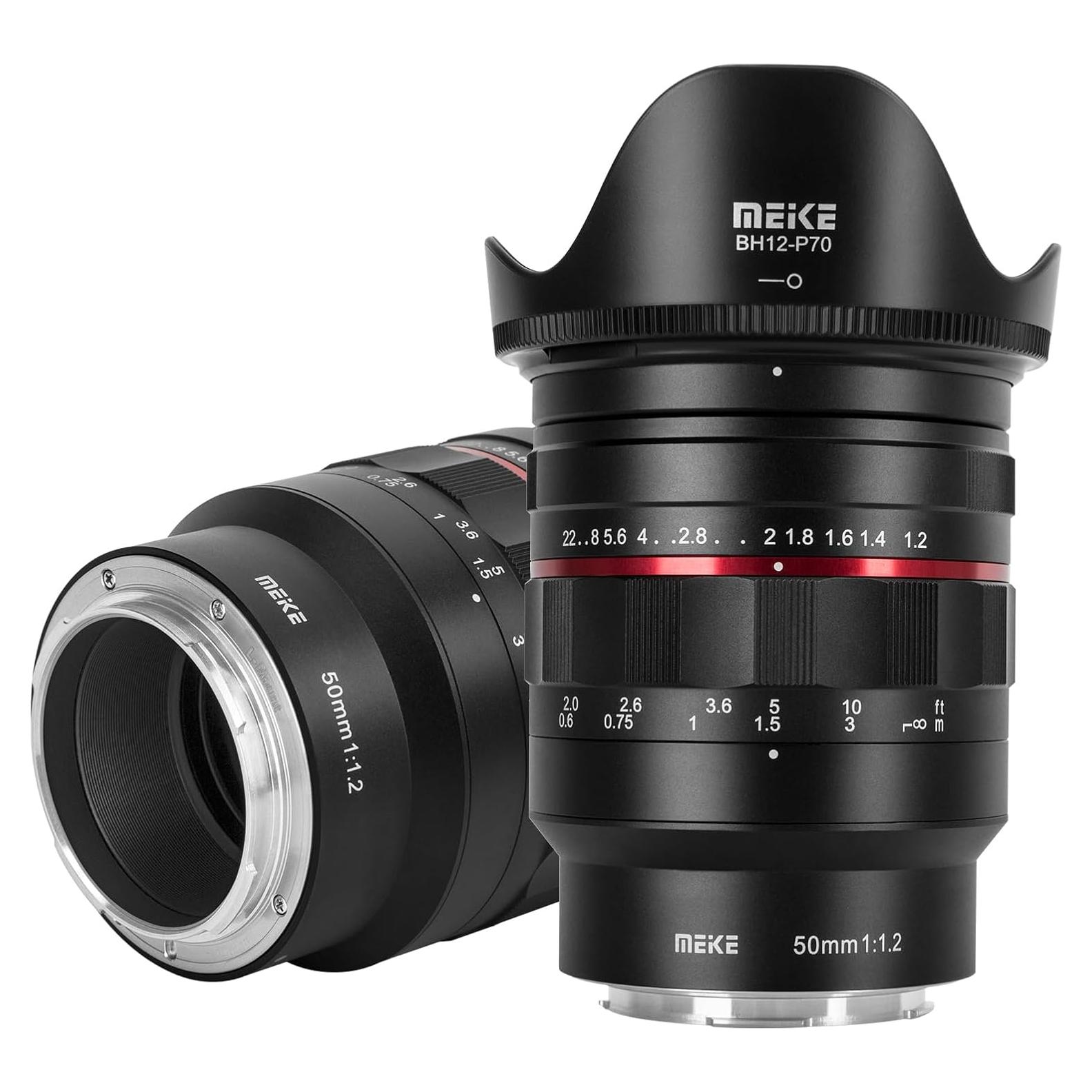 Lente MEKE 50mm F1.2 Manual Montura L para Panasonic y Sigma