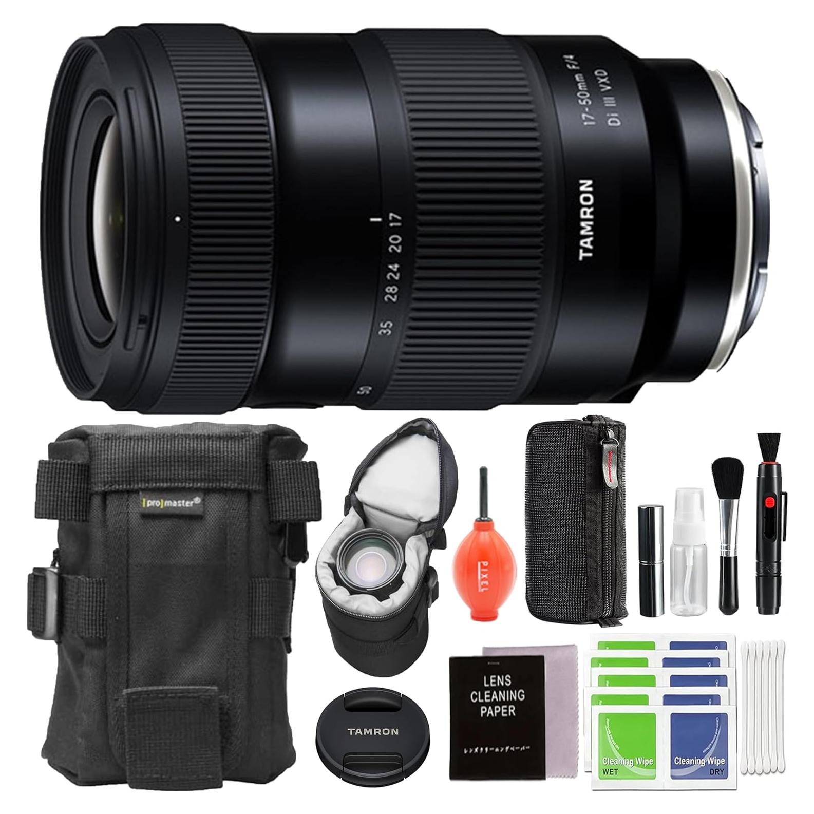Lente Tamron 17-50mm f/4 Di III VXD para Sony E con Accesorios