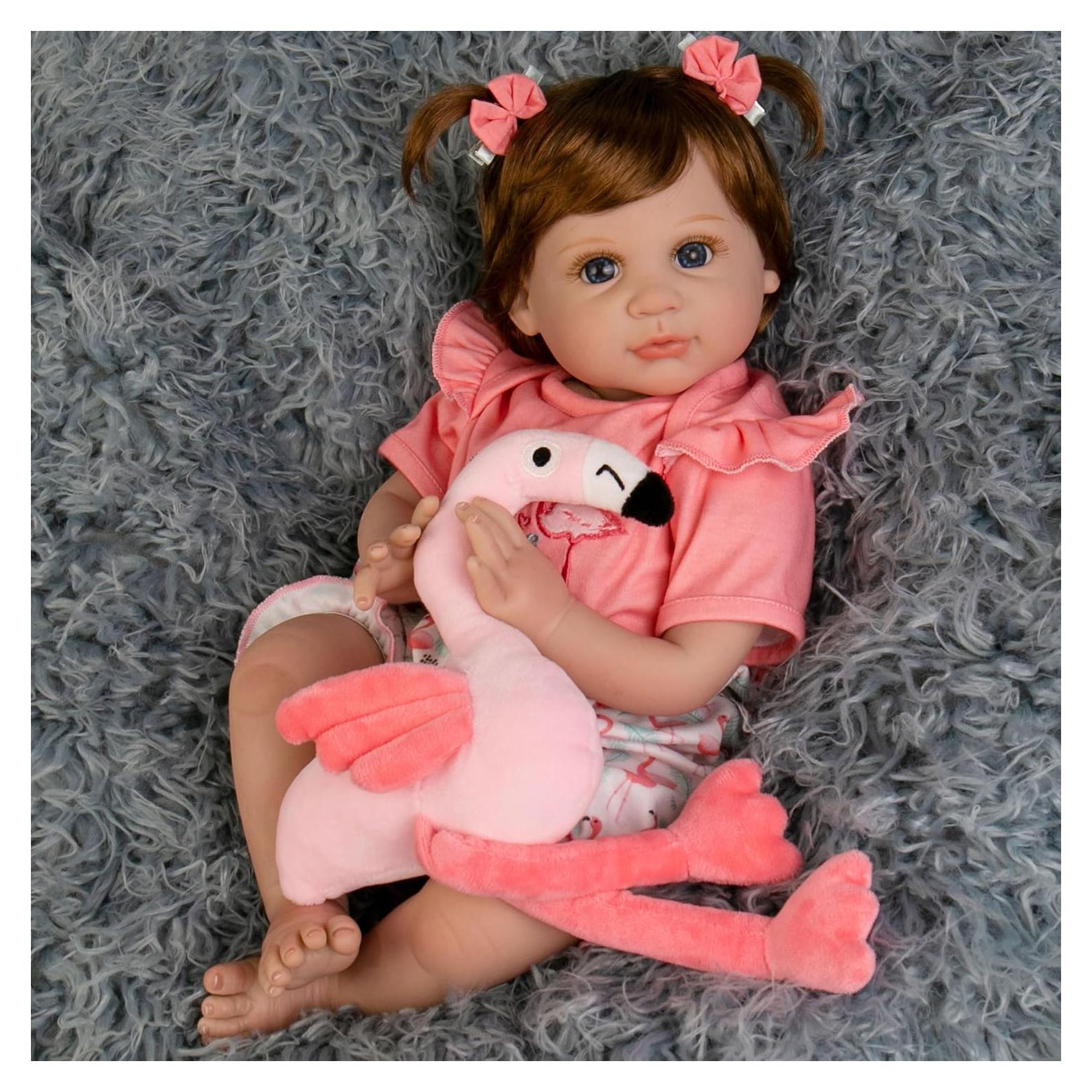 Muñeca Reborn Milidool 22" (55 cm) Realista para Niña