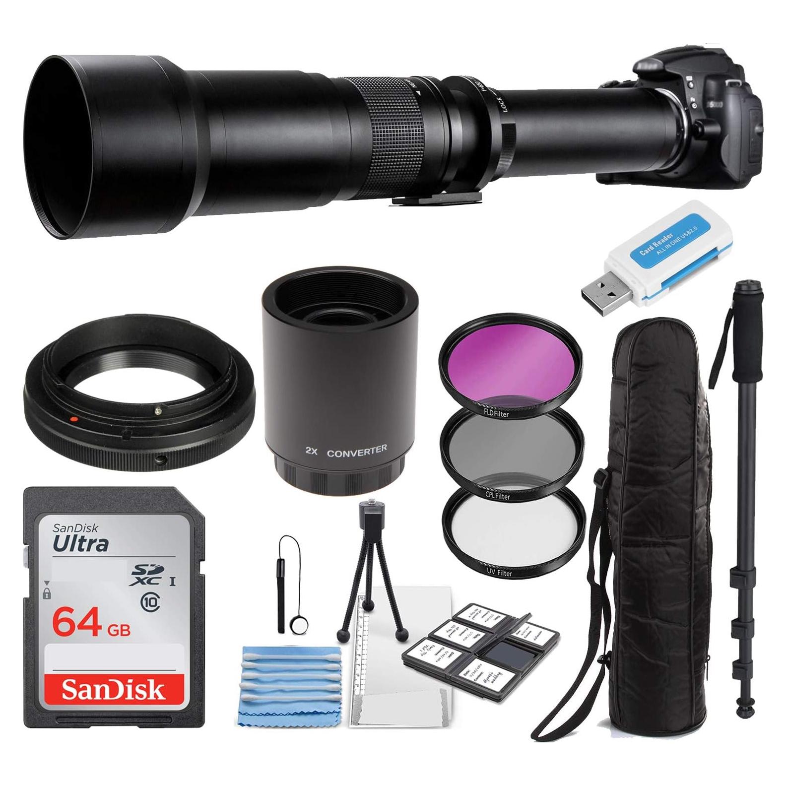 Lente Telefoto Zoom 650-1300mm f/8 Commander Optics Manual