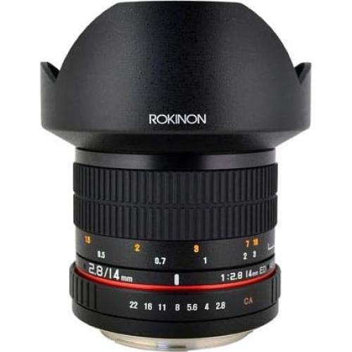 Lente Ultra Gran Angular Rokinon 14mm f/2.8 para Canon