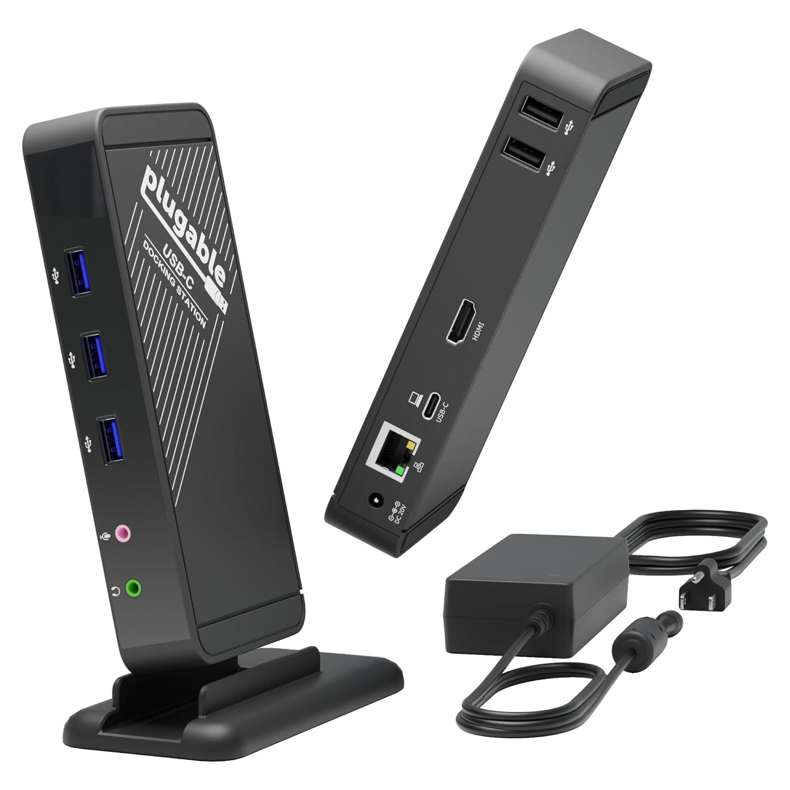 Dock USB-C Plugable UD-CA1A HDMI 4K 60W para iPhone y más