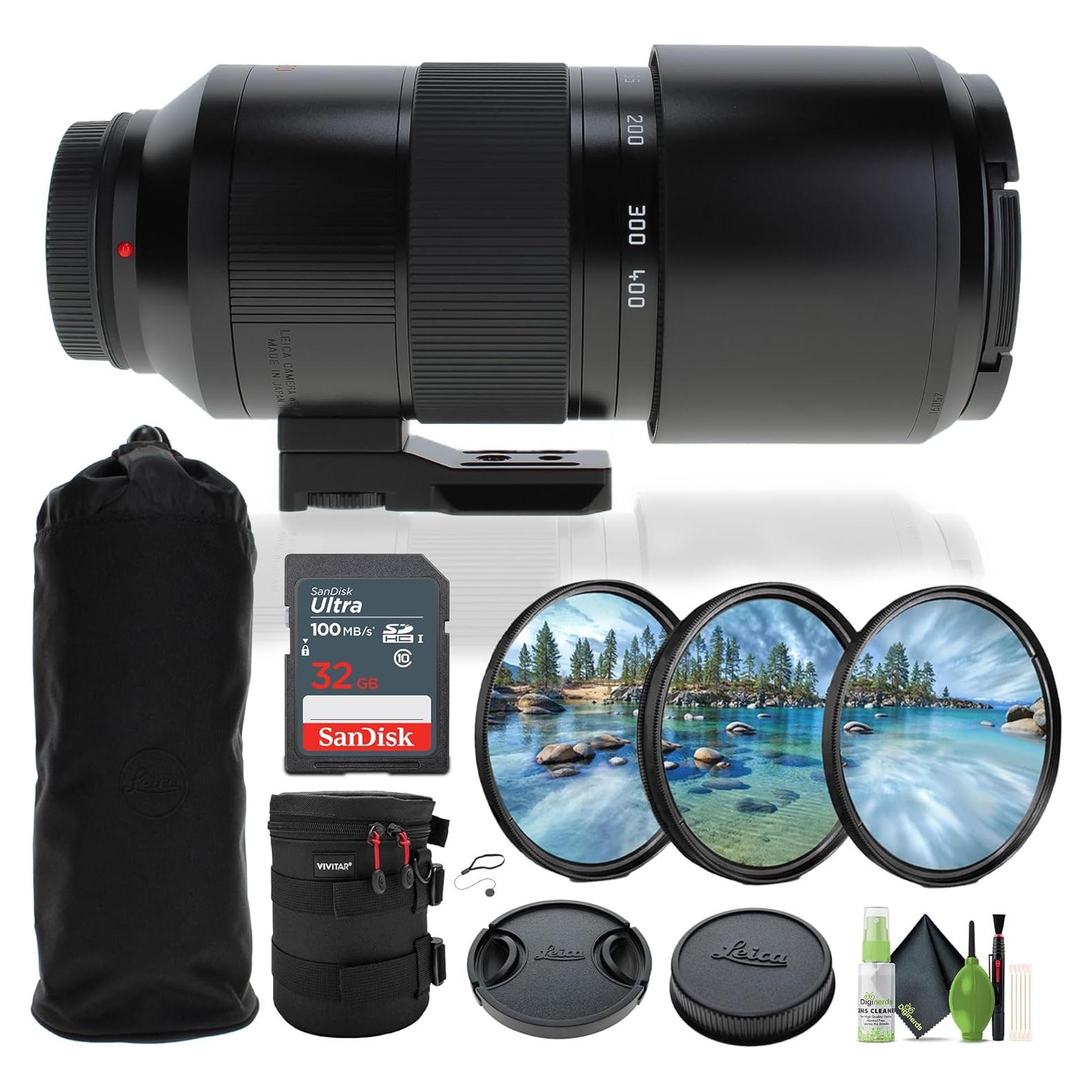 Lente Leica Vario-Elmar-SL 100-400mm f/5-6.3 Montura L + Kit Filtros 82mm