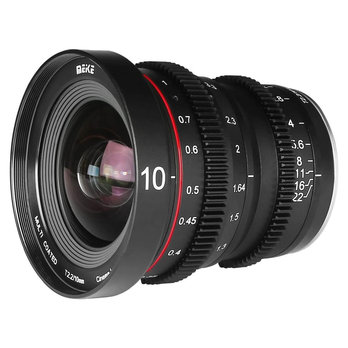 Lente Cine Meike 10mm T2.2 Micro Cuatro Tercios 0.78kg