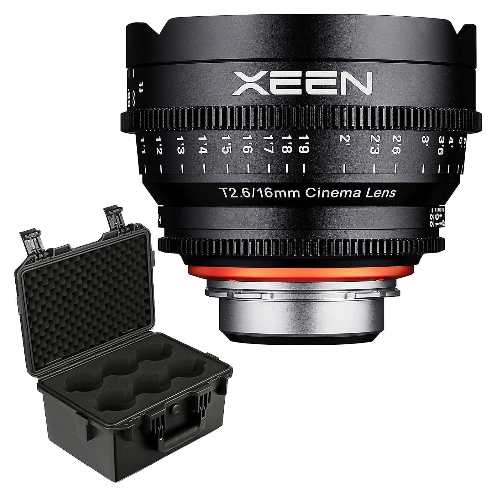 Lente de Cine Rokinon Xeen 16mm T2.6 Montura PL + Estuche