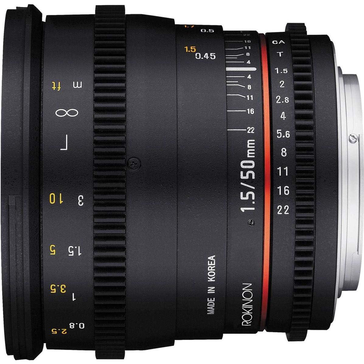 Lente Cine Rokinon 50mm T1.5 DS para Sony E - Enfoque Dual