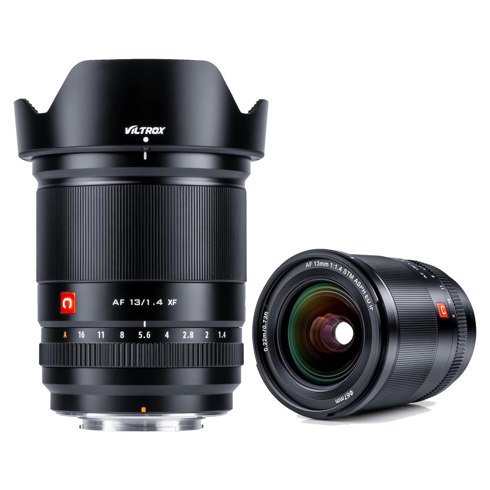 Lente VILTROX AF 13mm F1.4 XF para Fujifilm APS-C