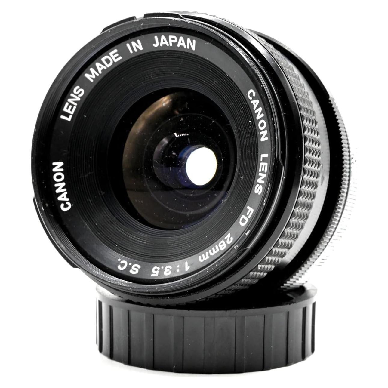 Lente Canon 28mm f/3.5 SC FD Gran Angular Manual Renovada