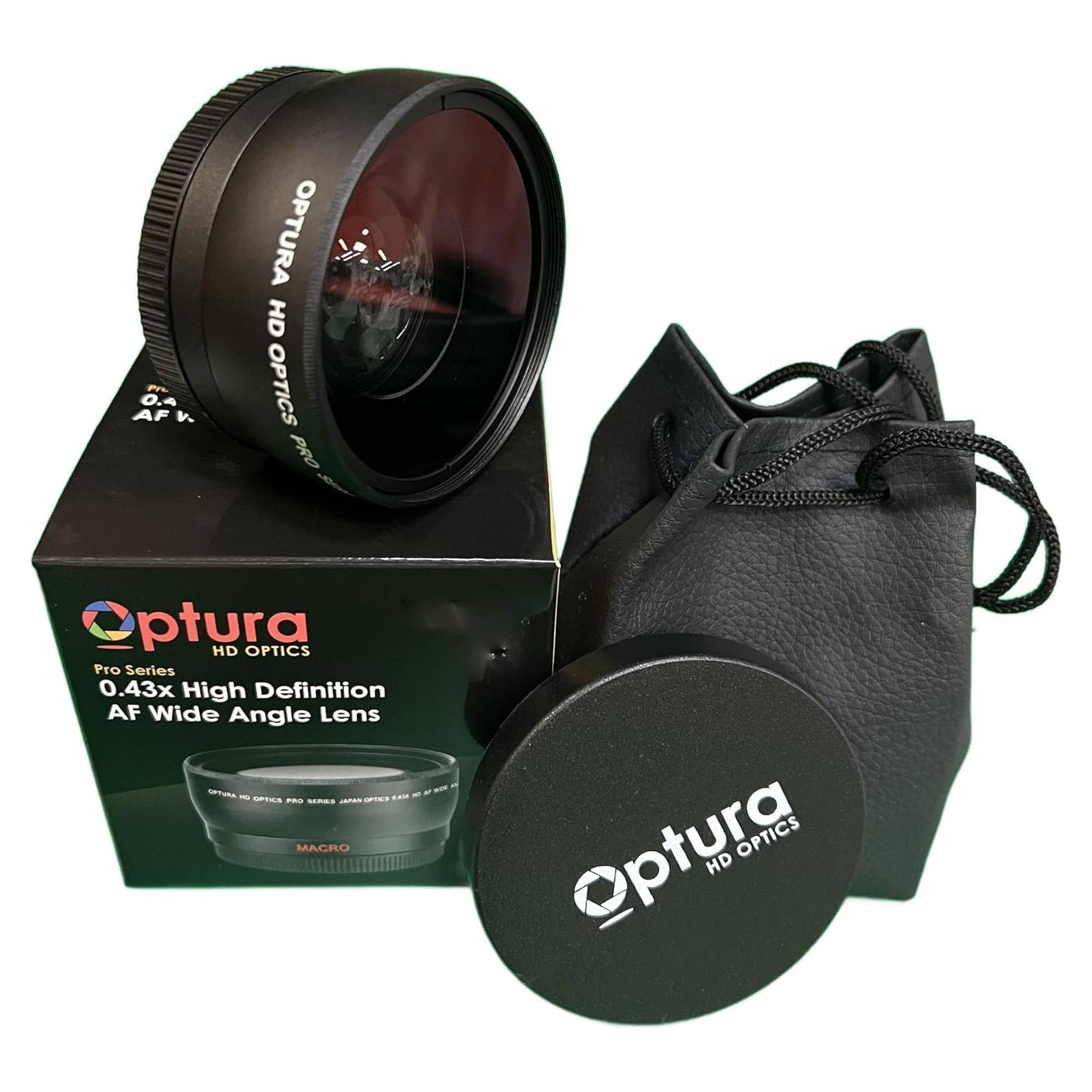 Lente Gran Angular 58MM HD OPTURA para Canon EOS Rebel