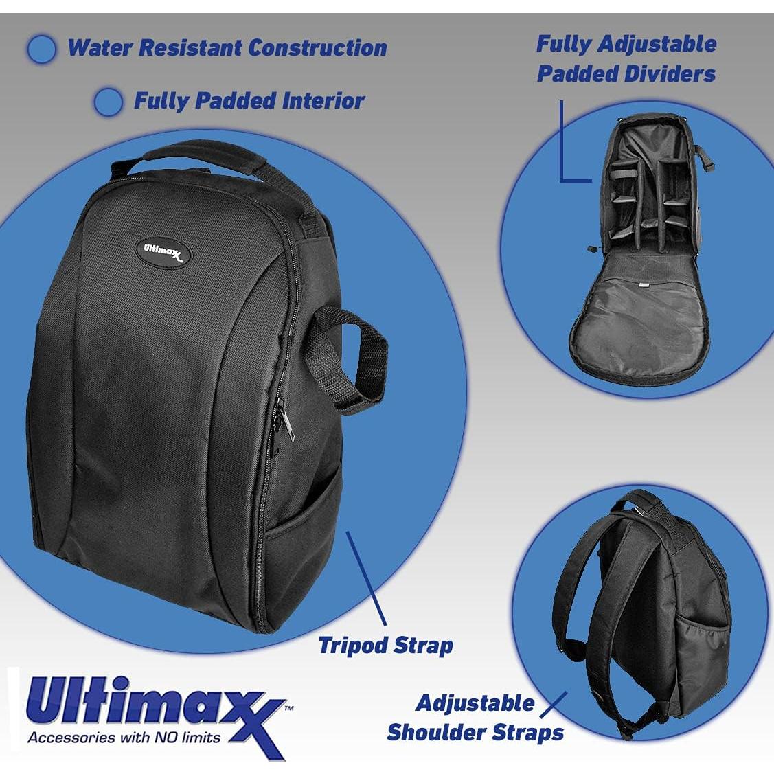 Lente Telefoto 500mm Ultimaxx f/8 con Convertidor 2x para Canon