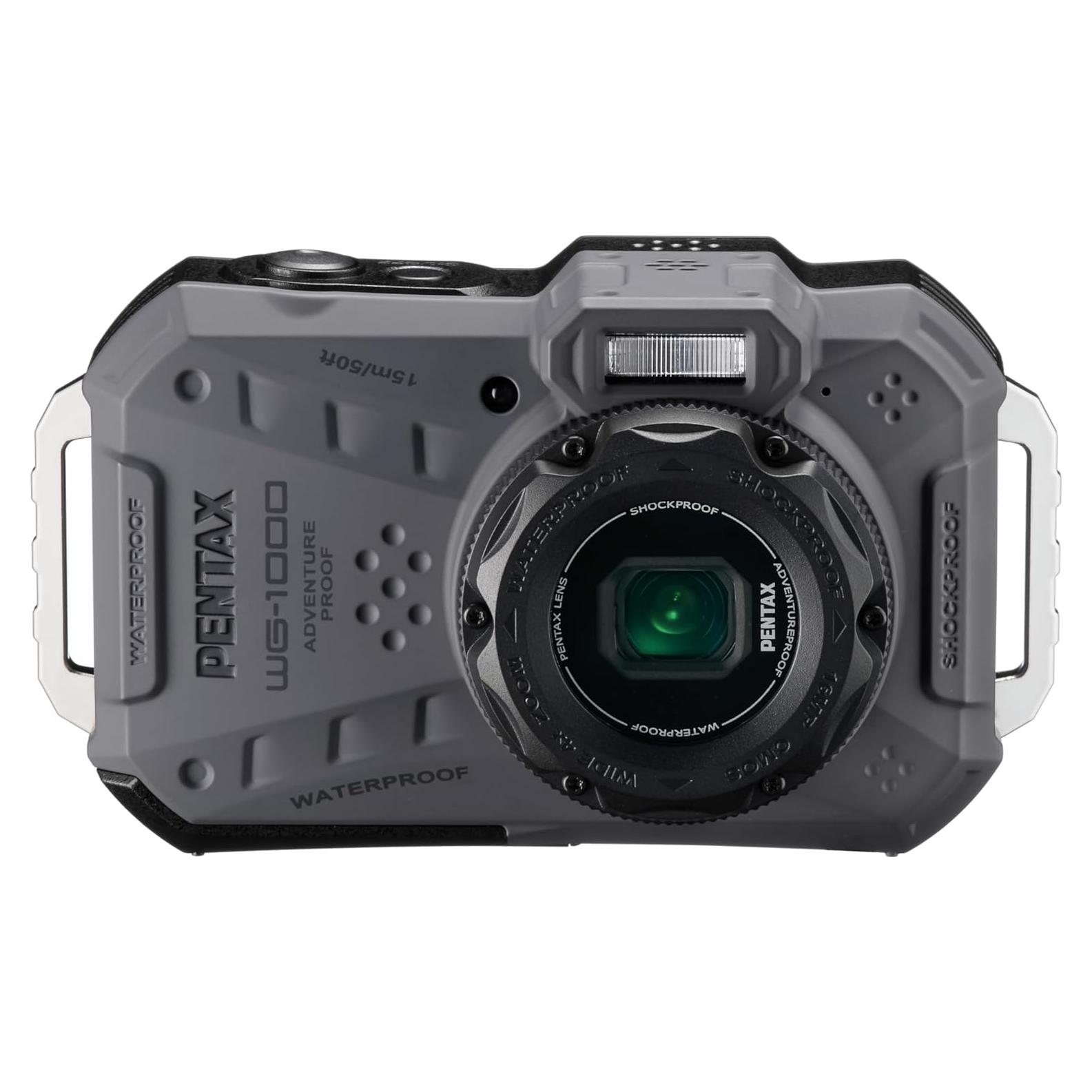 Cámara Digital Impermeable PENTAX WG-1000 Gris 15m