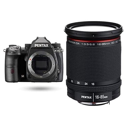 Cámara Pentax K-3 Mark III APS-C Negra con Lente 16-85mm