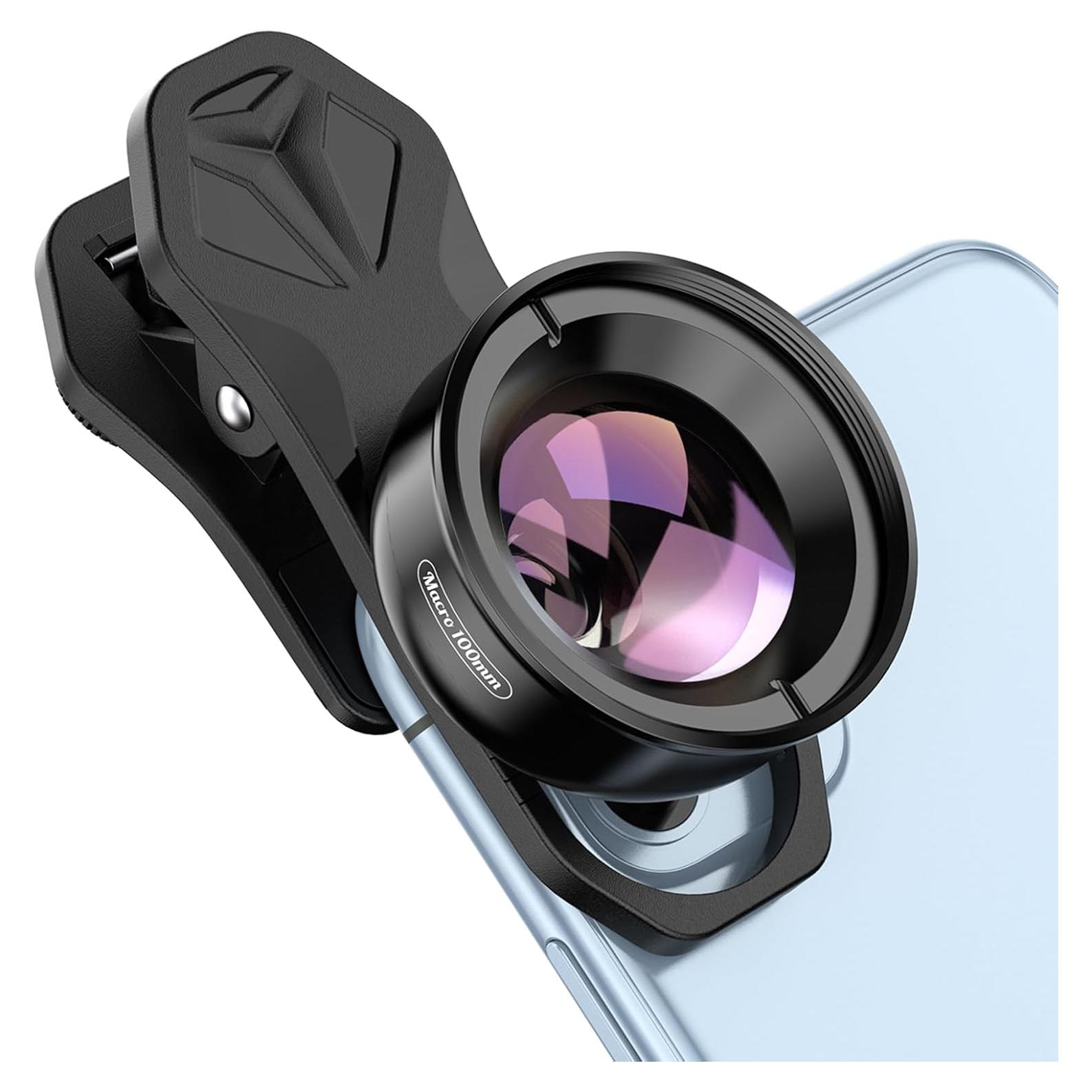 Kit Lente Macro Evil Eye 10-20X para Smartphone Universal