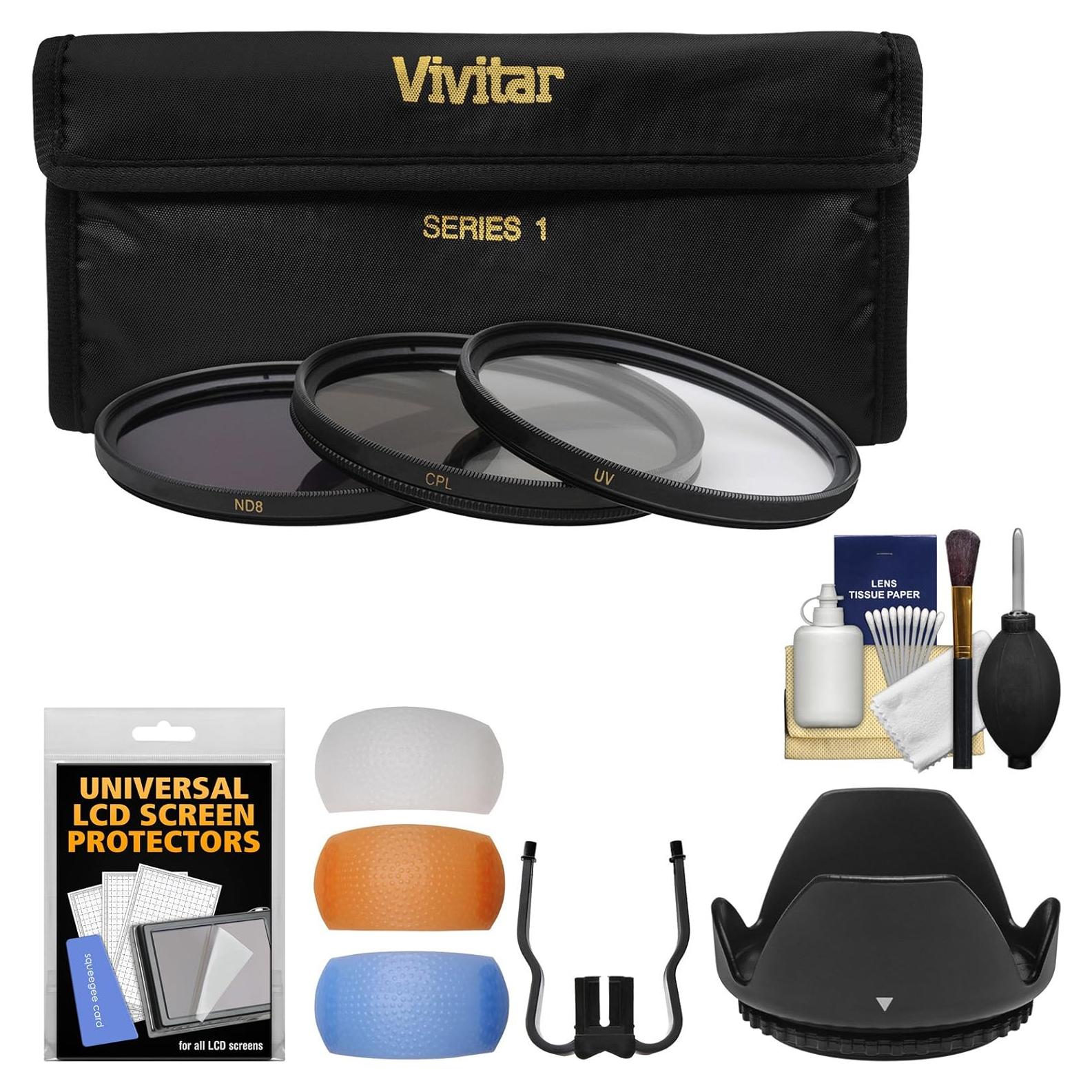 Kit Esencial Nikon 18-55mm Vivitar Filtros 55mm y Accesorios