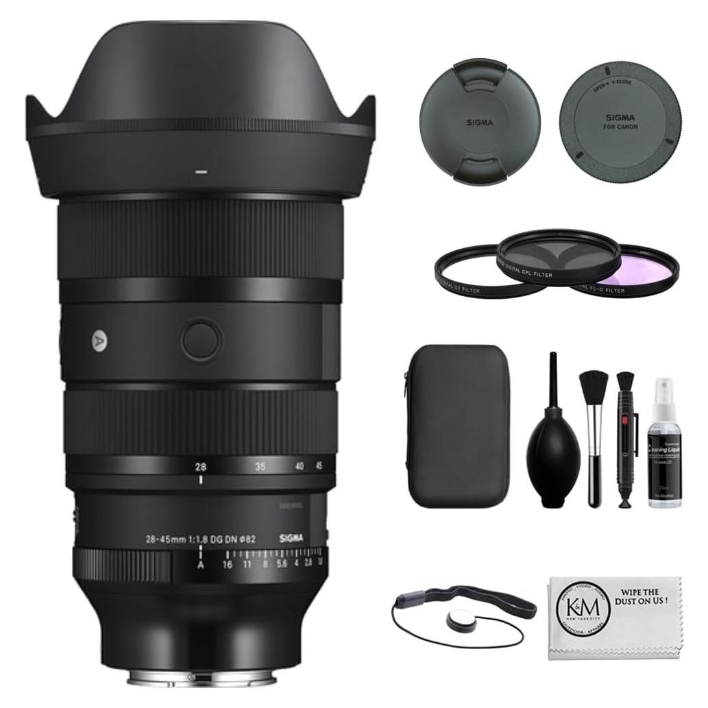 Objetivo Sigma 28-45mm f/1.8 DG DN Art para Sony E + Filtros + Kit Fotografía