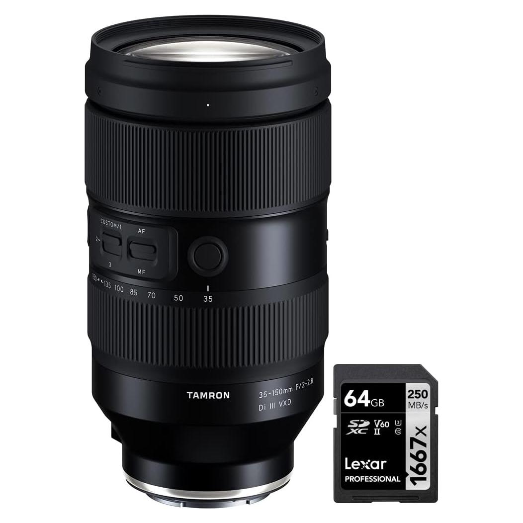 Lente Tamron 35-150mm F2-2.8 Di III VXD para Sony E + Tarjeta 64GB