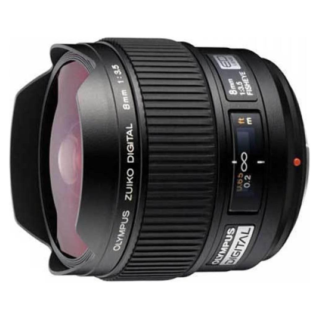 Lente Olympus OM System 8mm f/3.5 Fisheye para DSLR