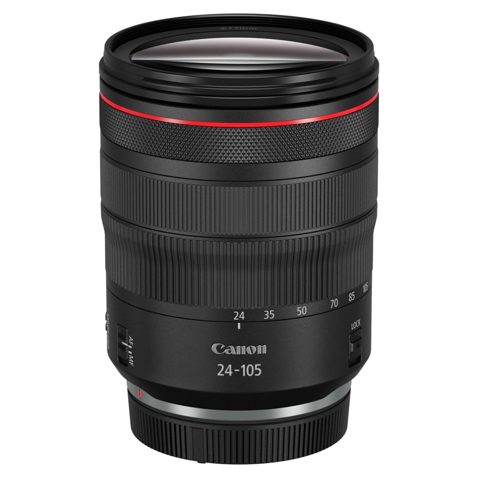 Lente Canon RF 24-105mm f/4L IS USM - Estabilizador 5 paradas
