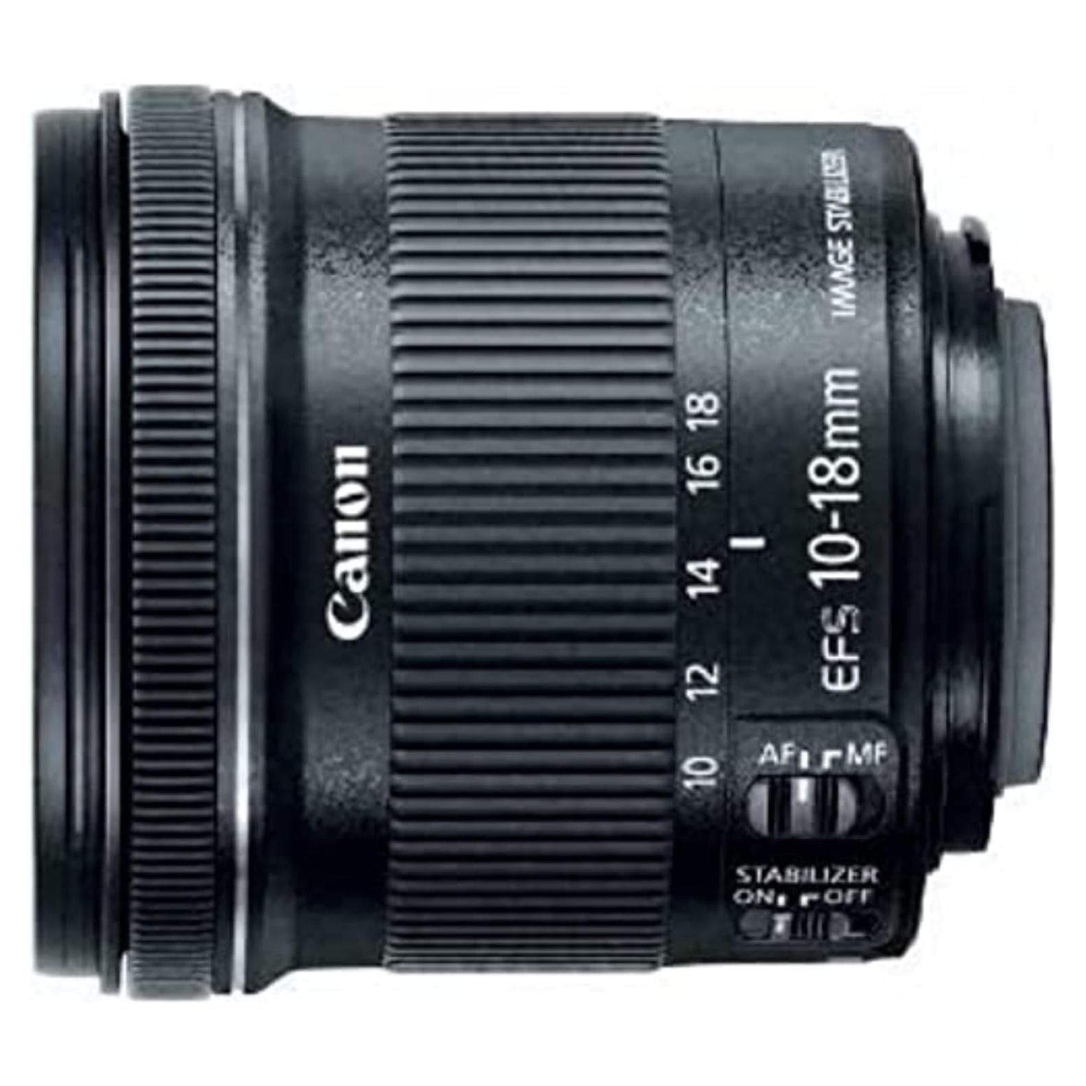 Lente Canon EF-S 10-18mm f/4.5-5.6 IS STM Ultra Ancho