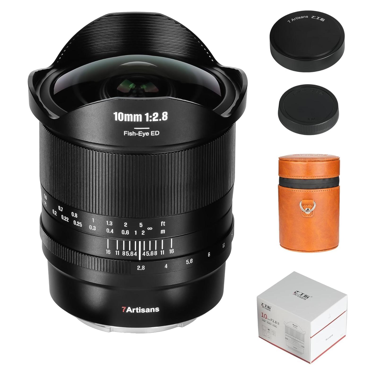 Lente 7artisans 10mm F2.8 II Fisheye Ultra Gran Angular Nikon Z