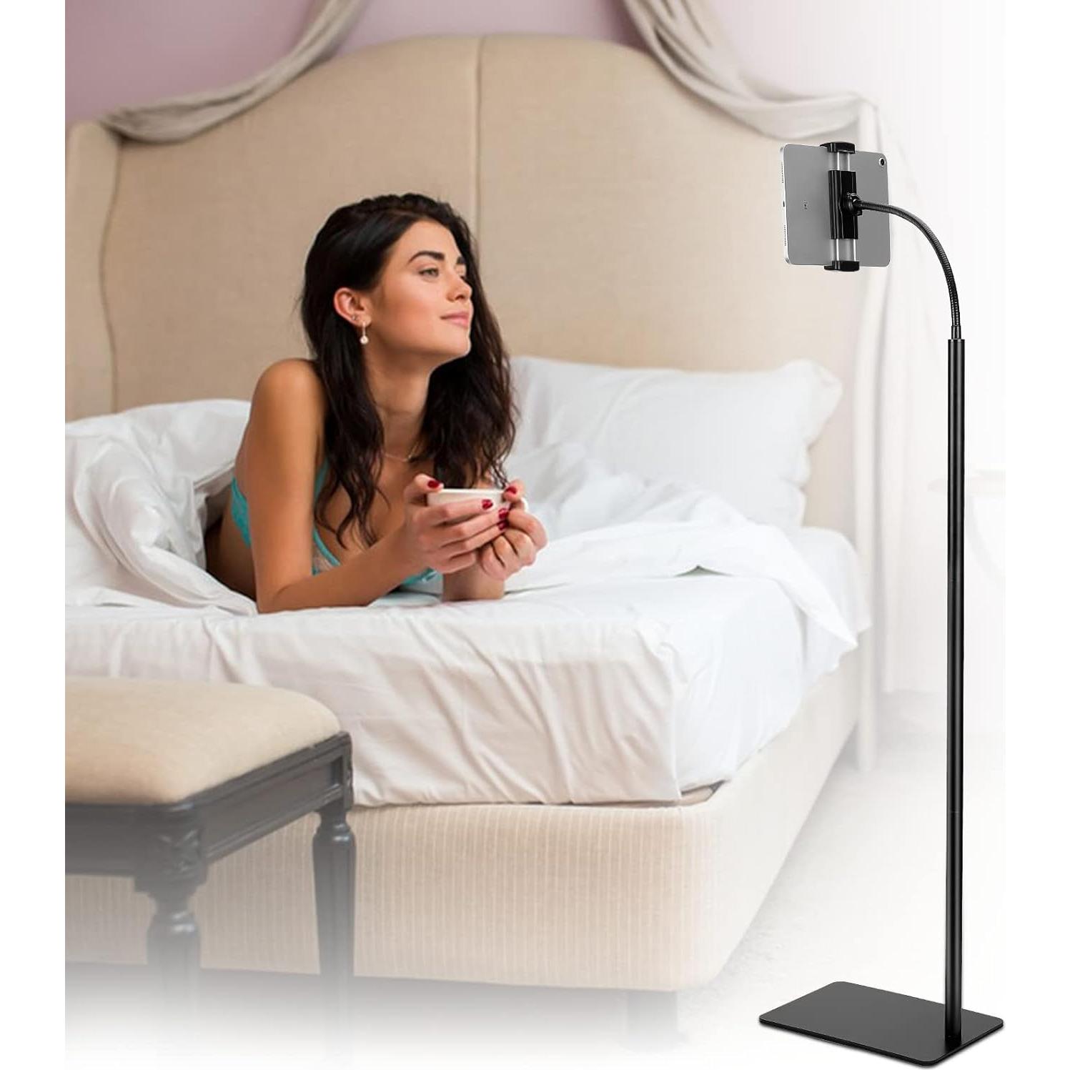 Soporte de Piso Ajustable LanPavilion para iPad y Tabletas