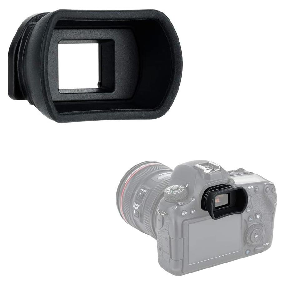 Visera Suave Larga Kiwifotos para Canon EOS 90D 80D 70D 60D