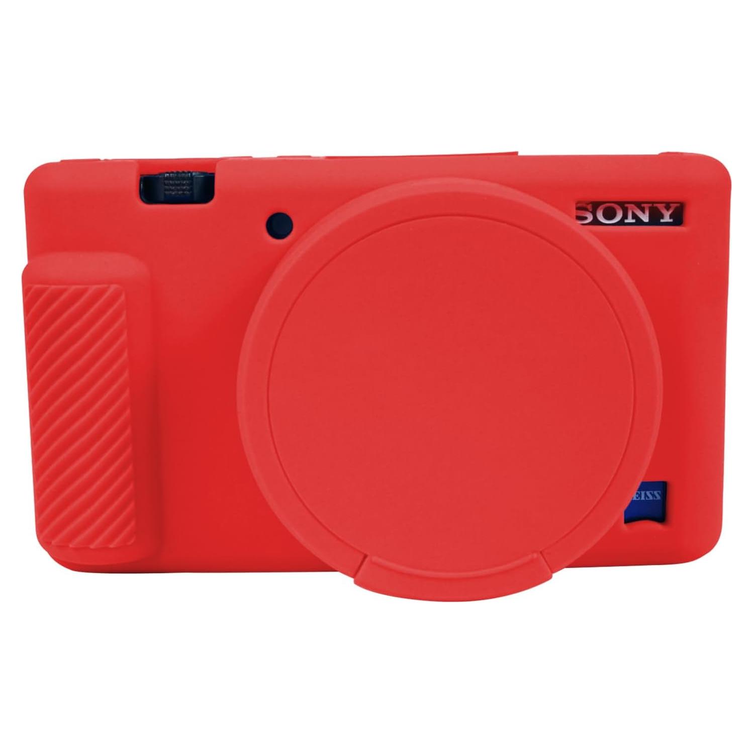 Funda de silicona para cámara Sony ZV-1 roja - Easy Hood