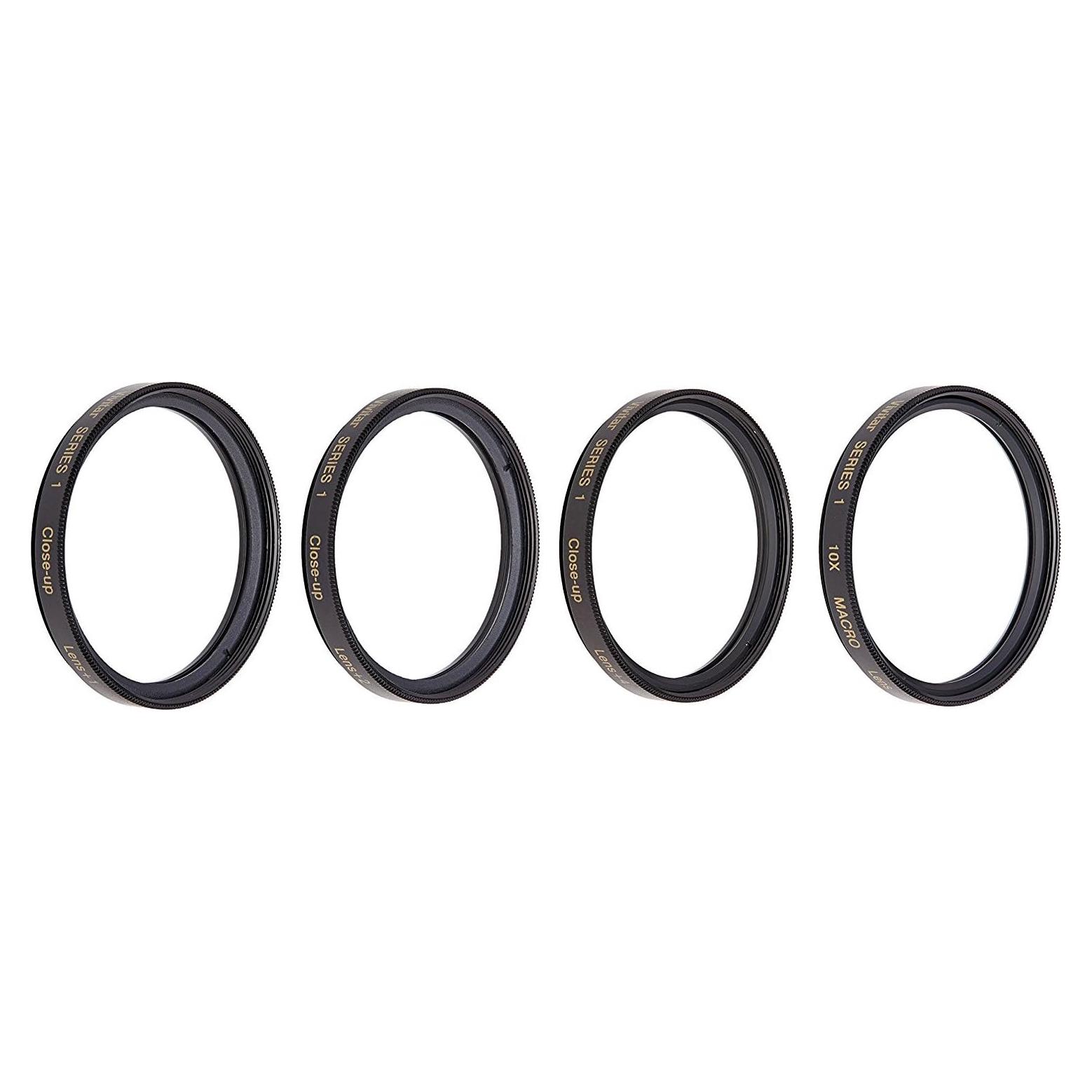 Juego de Filtros Macro Close-Up Vivitar 58mm +1 +2 +4 +10