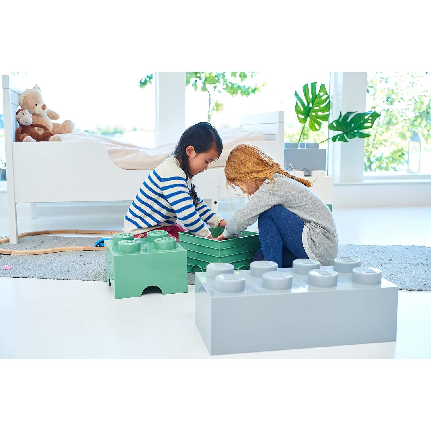 Caja de Almacenamiento LEGO Room Copenhagen Gris 5.7L