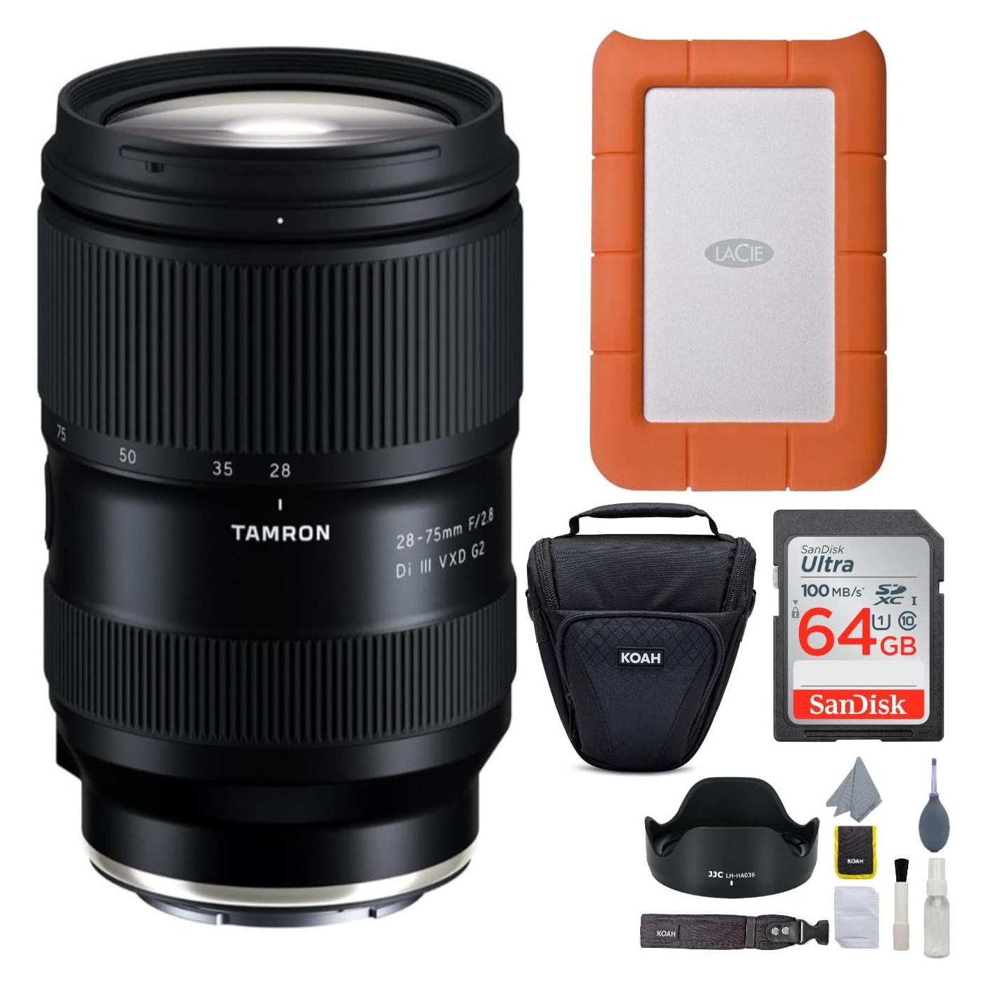 Lente Zoom Tamron 28-75mm f/2.8 Di III VXD G2 + Accesorios