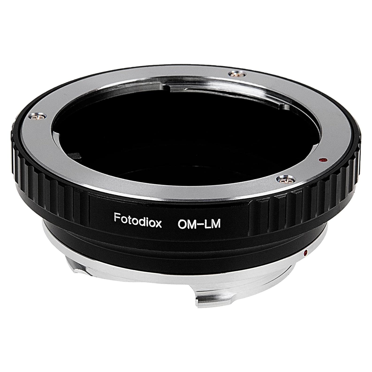 Adaptador Fotodiox Olympus OM a Leica M - Aluminio Anodizado