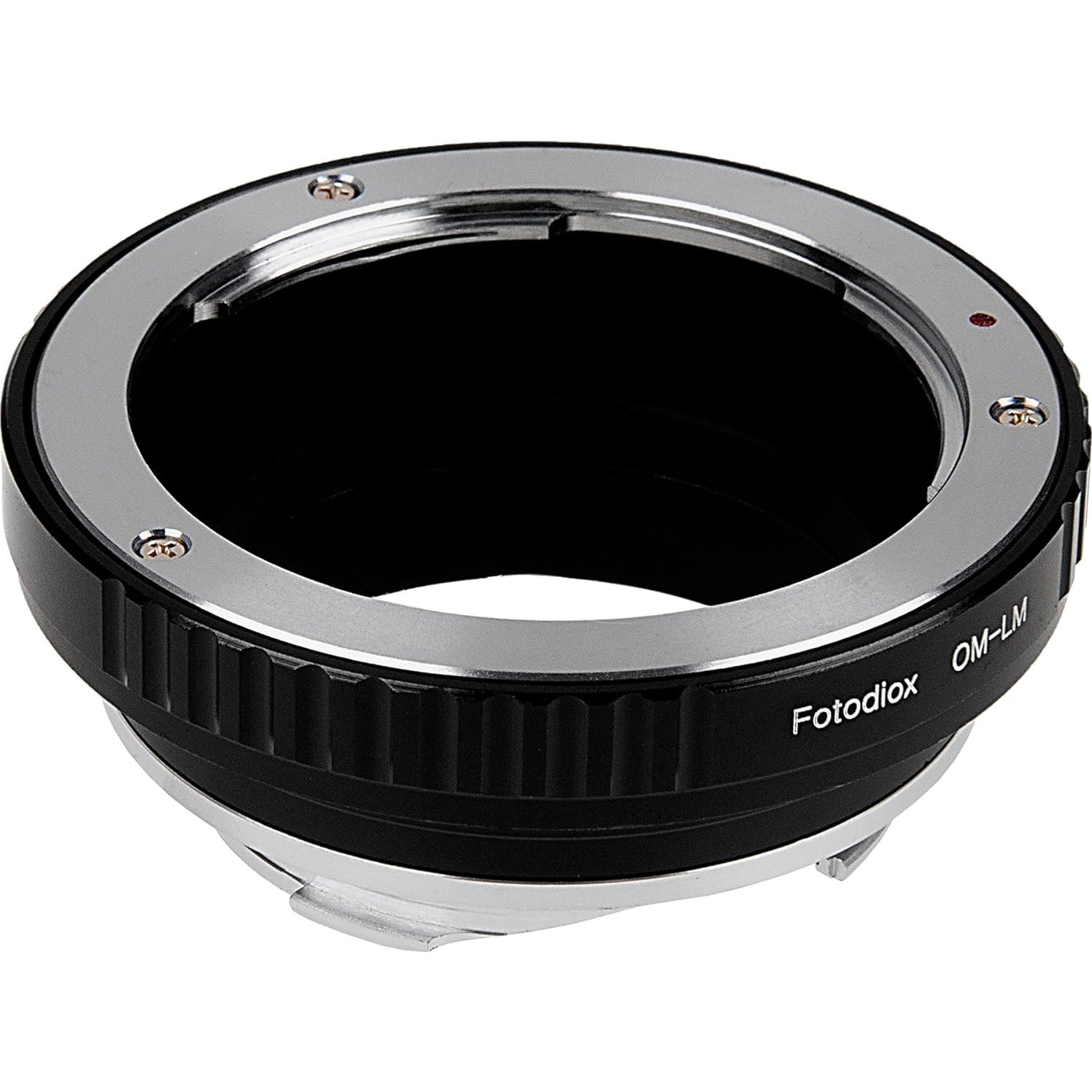 Adaptador Fotodiox Olympus OM a Leica M - Aluminio Anodizado