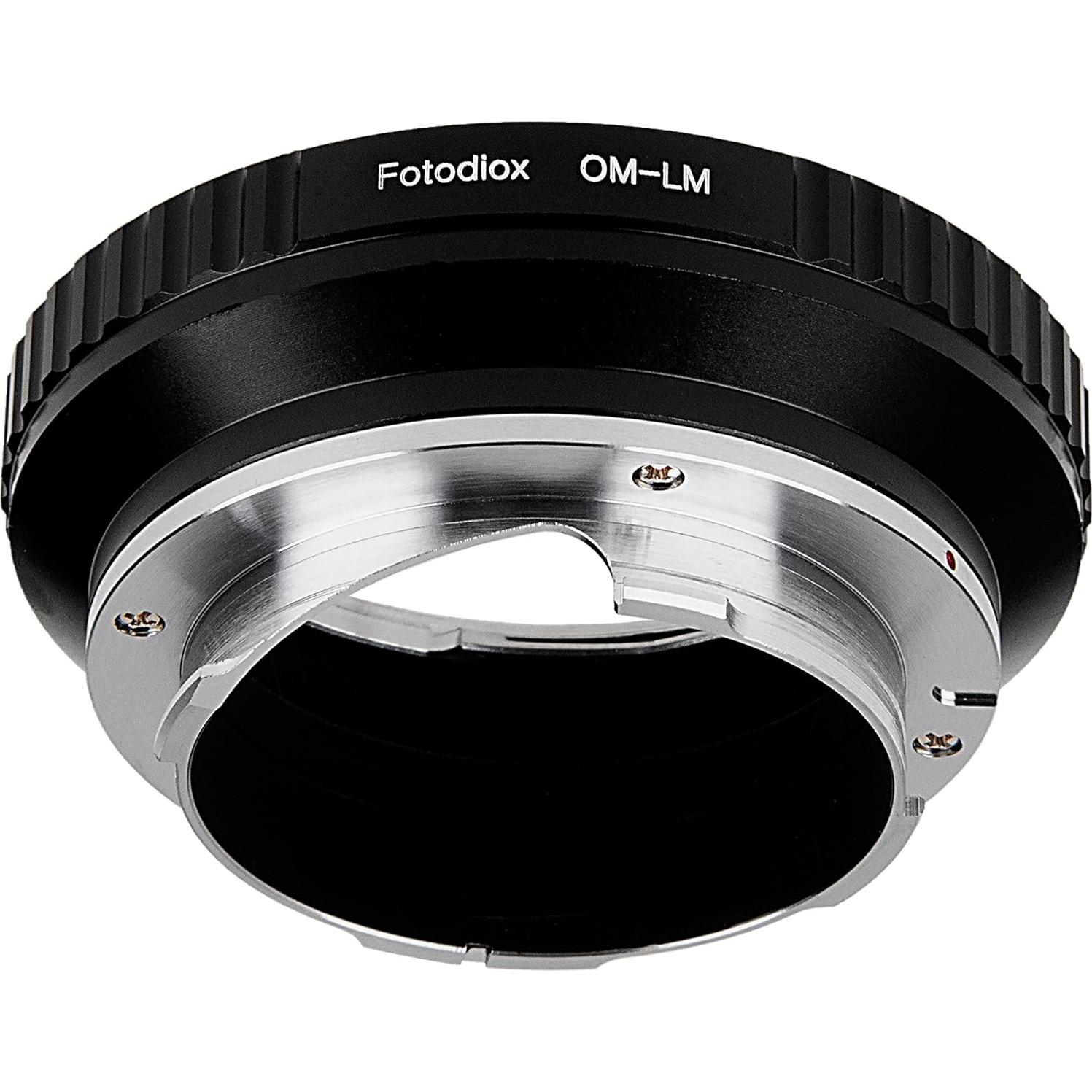 Adaptador Fotodiox Olympus OM a Leica M - Aluminio Anodizado