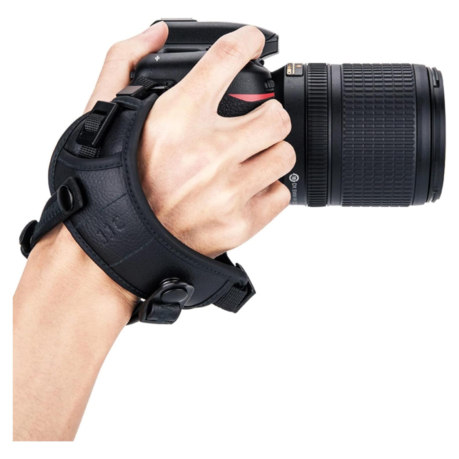 Correa de Mano JJC Deluxe Microfibra Acolchada para Cámara