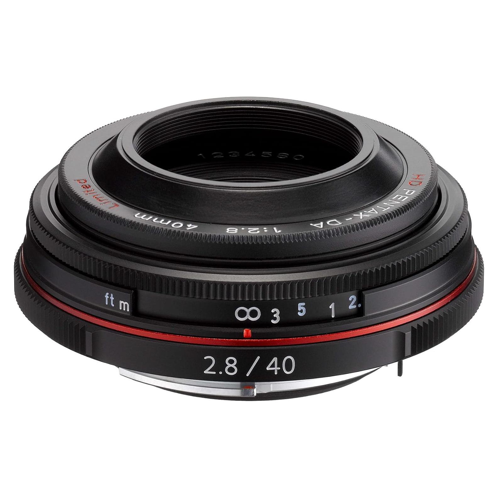 Lente Monofocal Pentax DA 40mm F2.8 Limitado Negro