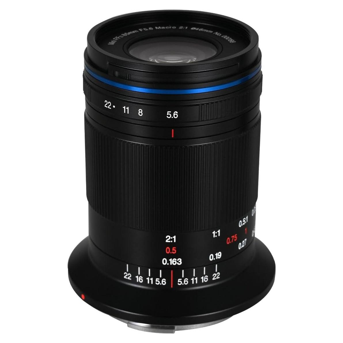 Lente Macro Laowa 85mm f/5.6 APO para Canon RF - 2x