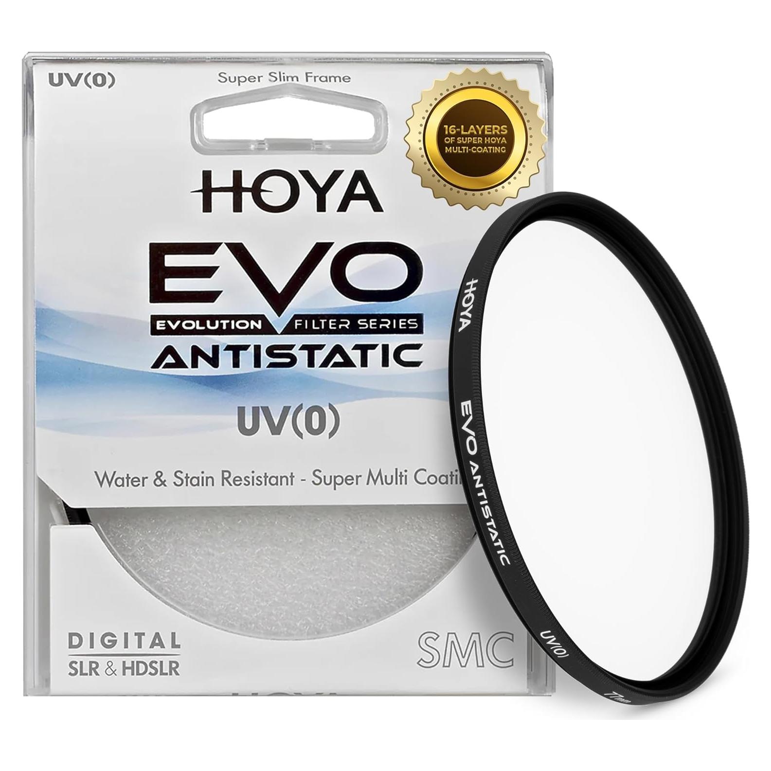 Filtro UV Antiestático Hoya EVO 43mm - Vidrio Óptico 16 Capas