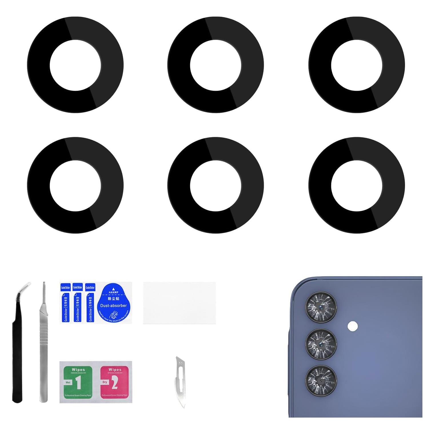 Reemplazo Lente de Cámara Trasera Samsung Galaxy A15 5G - Kit Completo