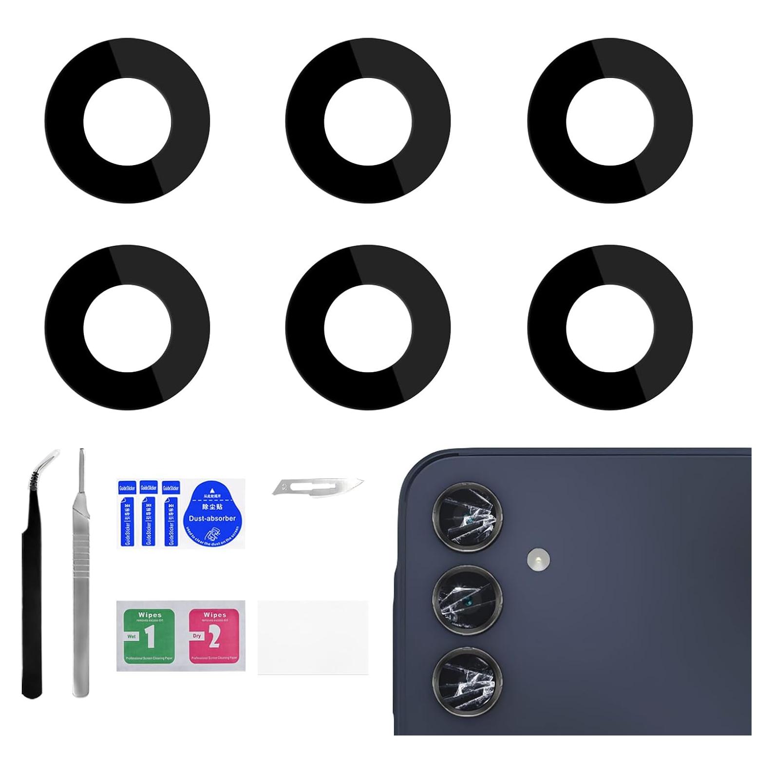 Paquete de 2 Lentes de Cámara Trasera para Samsung A15