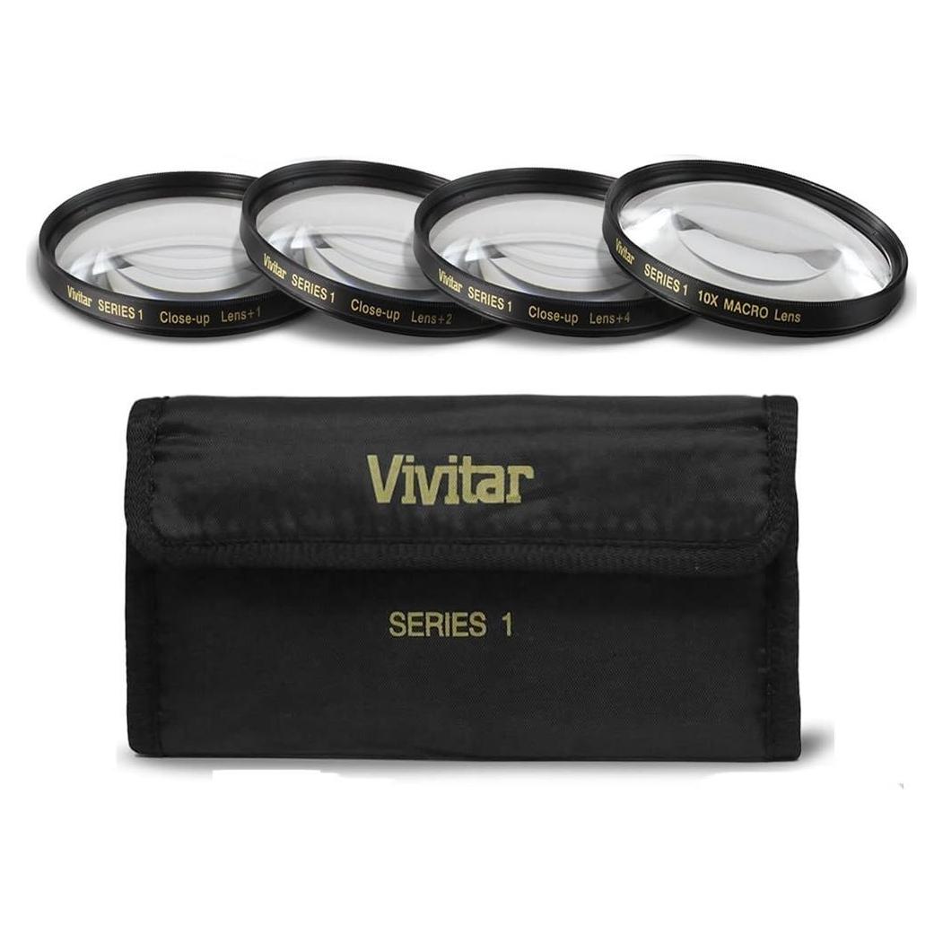 Juego de Lentes de Acercamiento Vivitar 62MM +1/+2/+4/+10