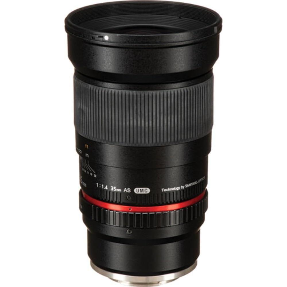 Lente Gran Angular Rokinon 35mm F1.4 para Sony E