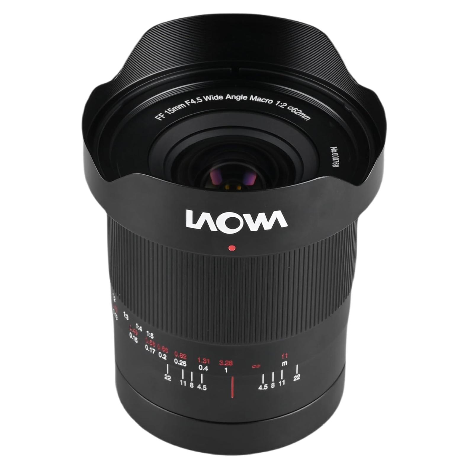 Objetivo Laowa 15mm f/4.5 Macro Gran Angular para Sony FE
