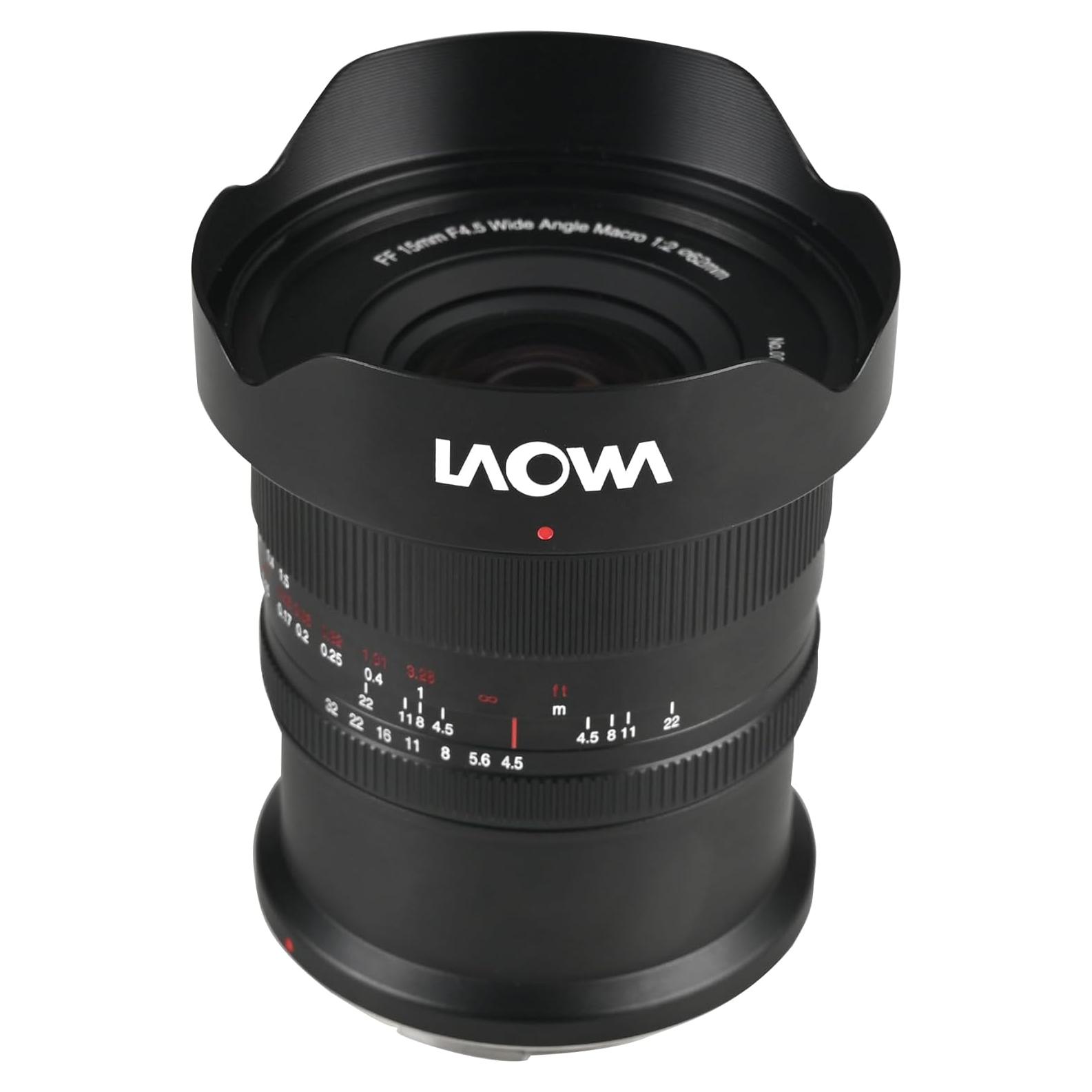 Objetivo Laowa 15mm f/4.5 Macro Gran Angular para Canon RF