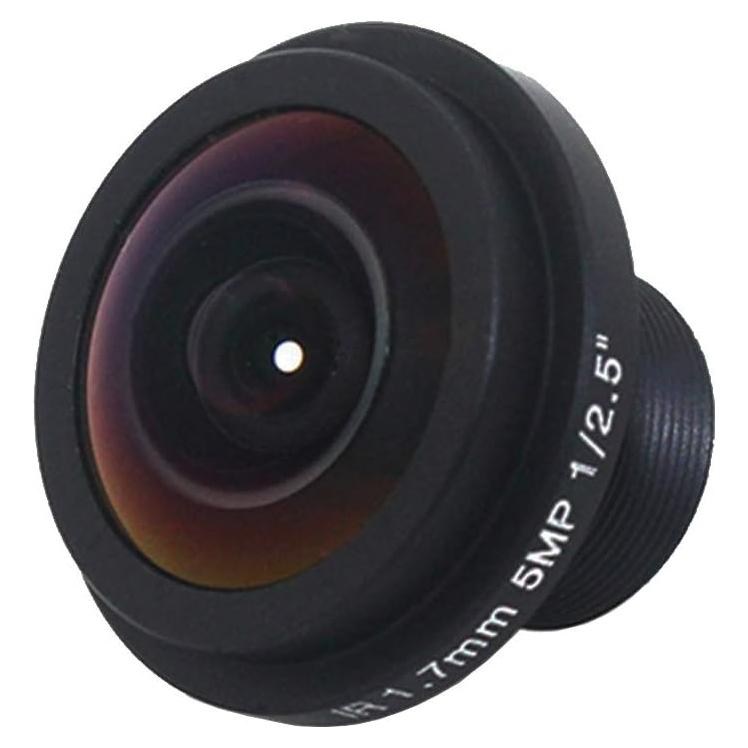 Lente Ojo de Pez Gran Angular 1.7mm 180° HD 5MP para CCTV