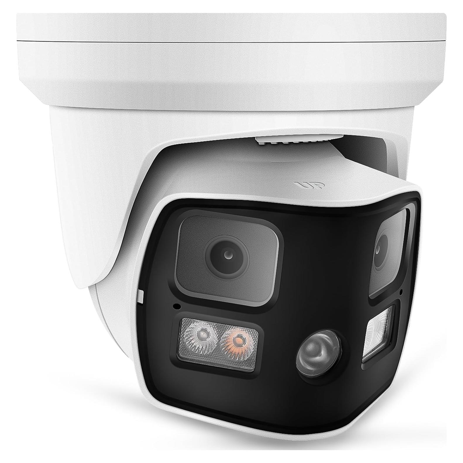 Cámara de Seguridad IP PoE Doble Lente 8MP 4K 180° H.265