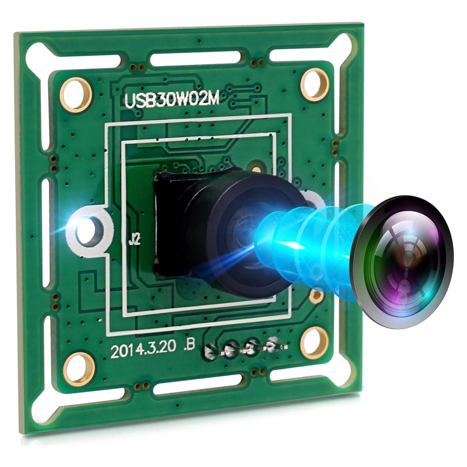 Cámara USB IFWATER 0.3MP Gran Angular 120° 60fps para Raspberry Pi