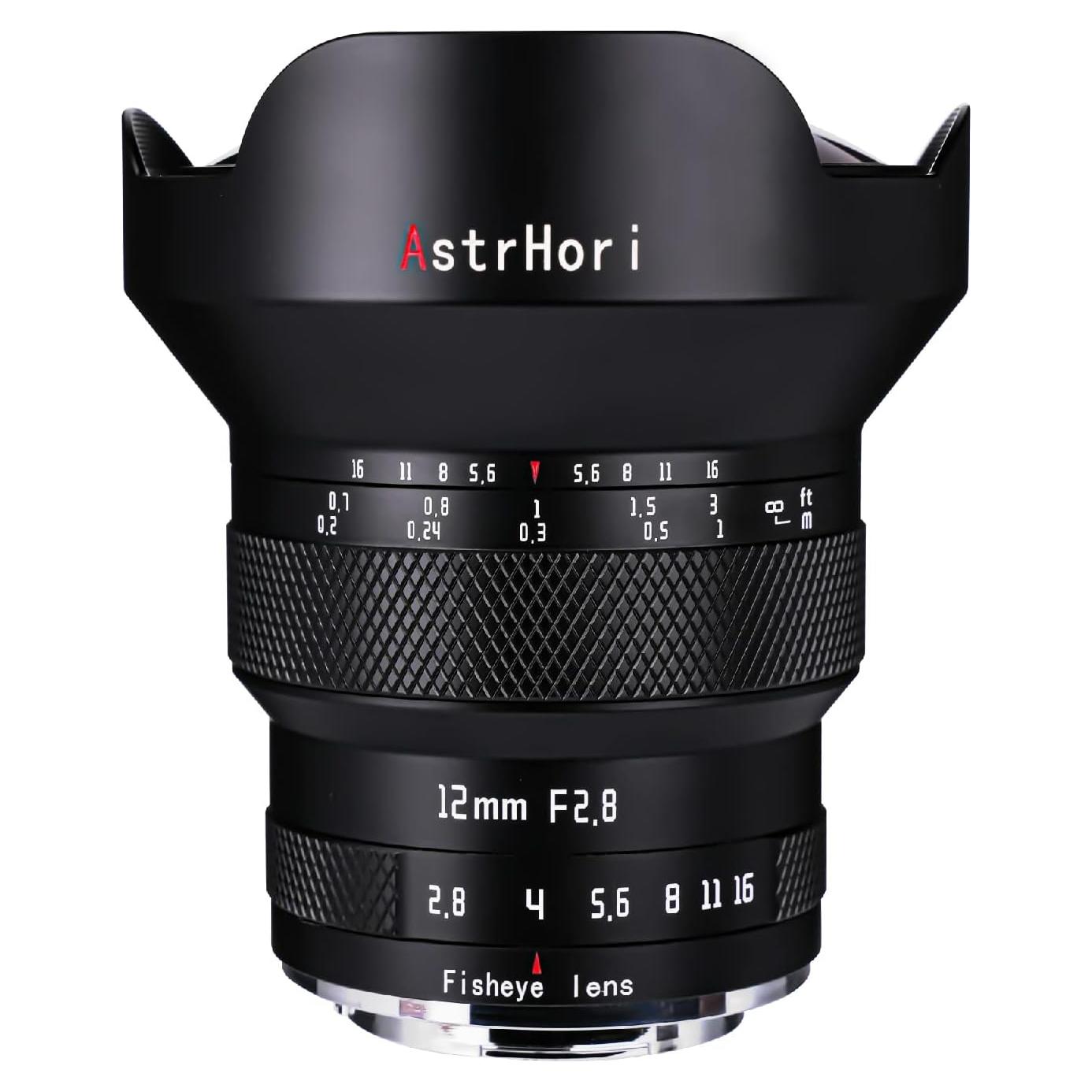 Lente Fisheye AstrHori 12mm F2.8 para Nikon Z - Ultra Gran Angular