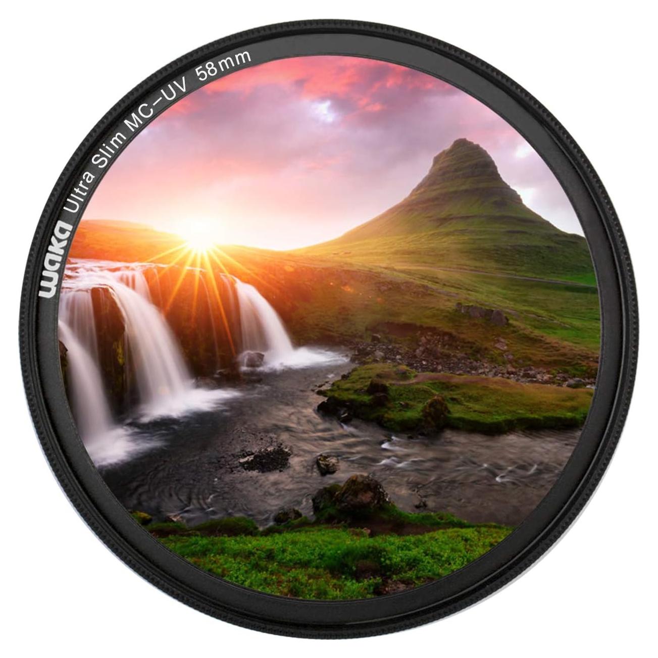 Filtro UV Waka 58mm MC - Protección Ultravioleta 16 Capas